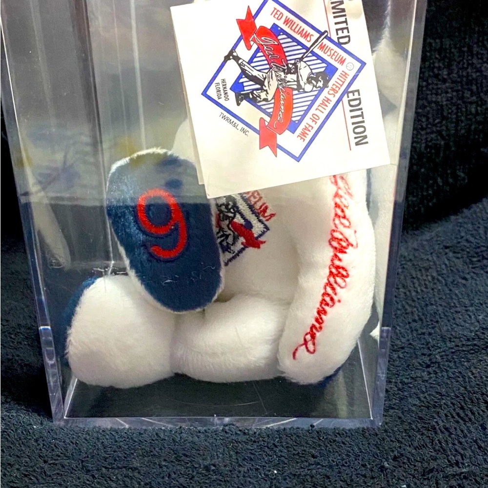 TED WILLIAMS LIMITED EDITION BEANIE BABY BEAR
